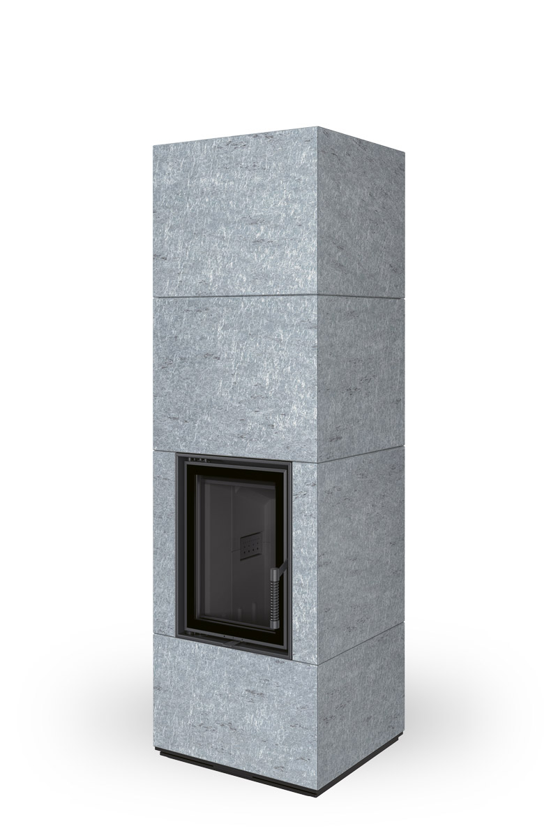 Romotop Nordac akumulačné krbové kachle s mastencom obložené čierny igniton